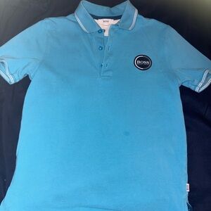 Hugo Boss Turquoise Polo Shirt